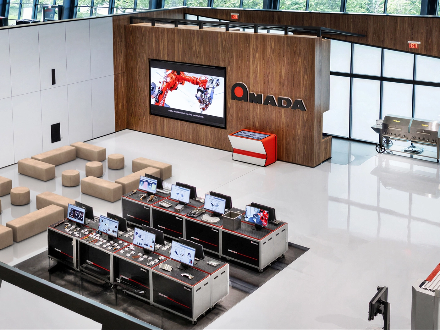 Área de seminarios y demostraciones dentro de la Zona de Tecnologías de Soldadura